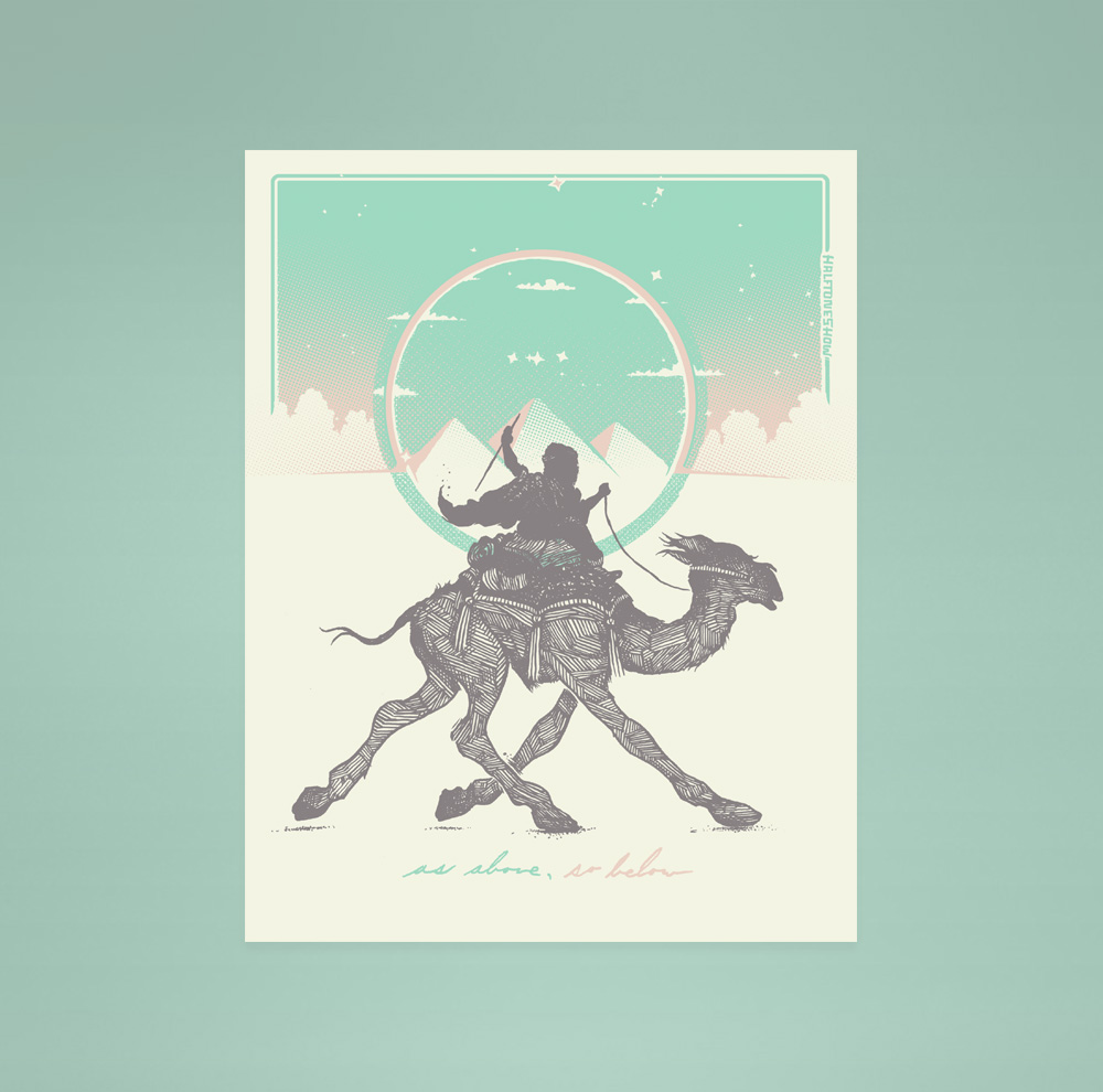 Main Image of Camel Art Print