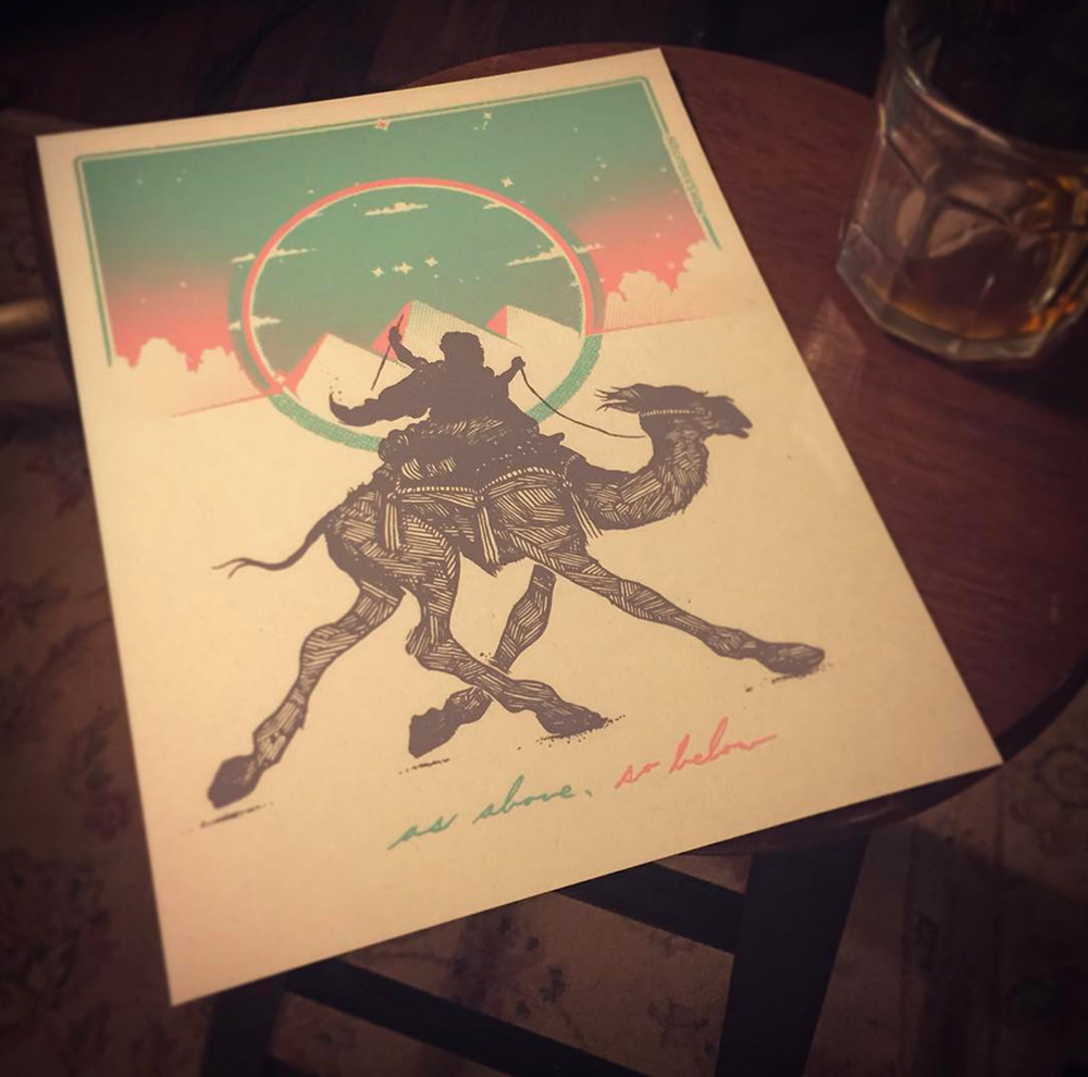 Photo of Camel Art Print