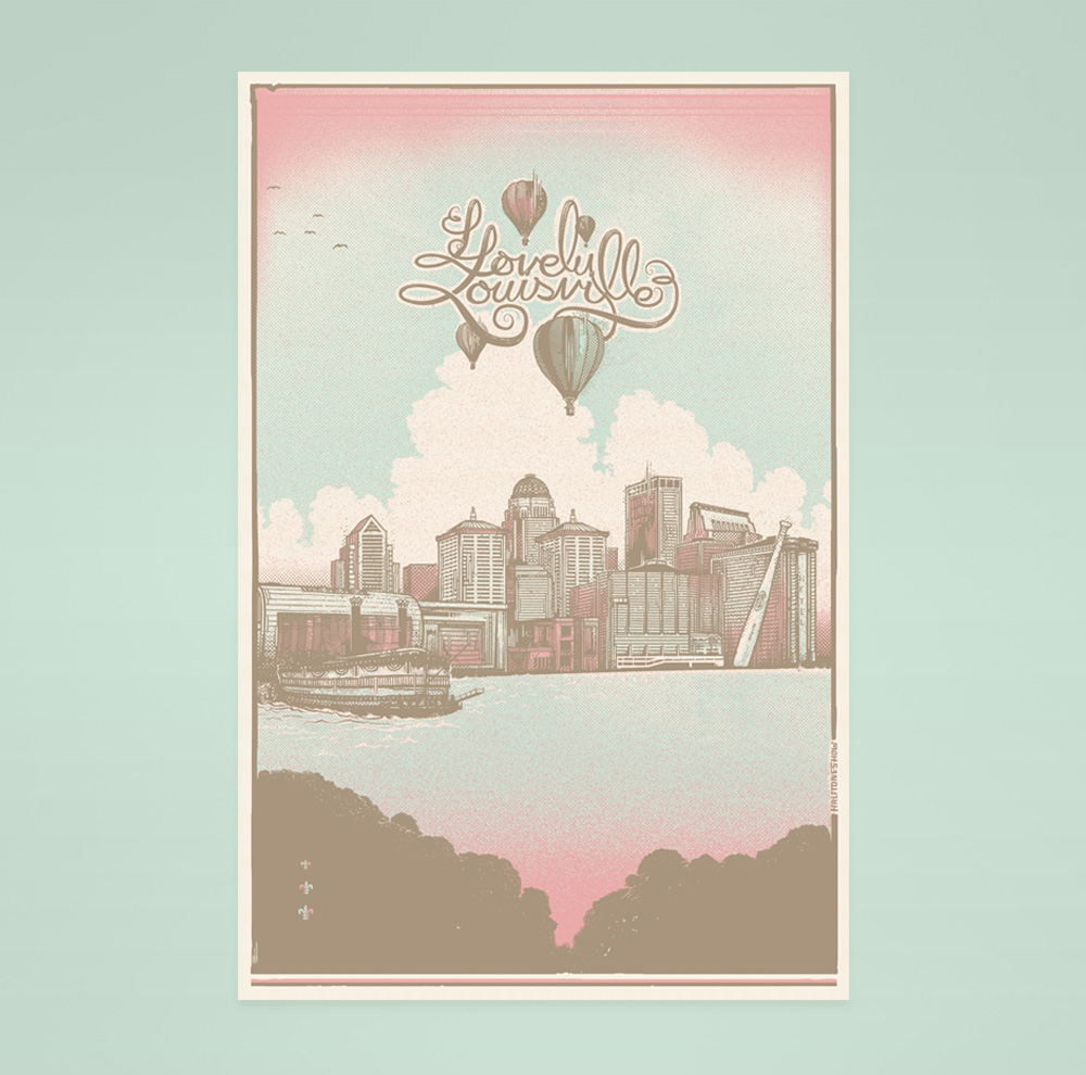 Main Image of Lovely Louisville Art Print