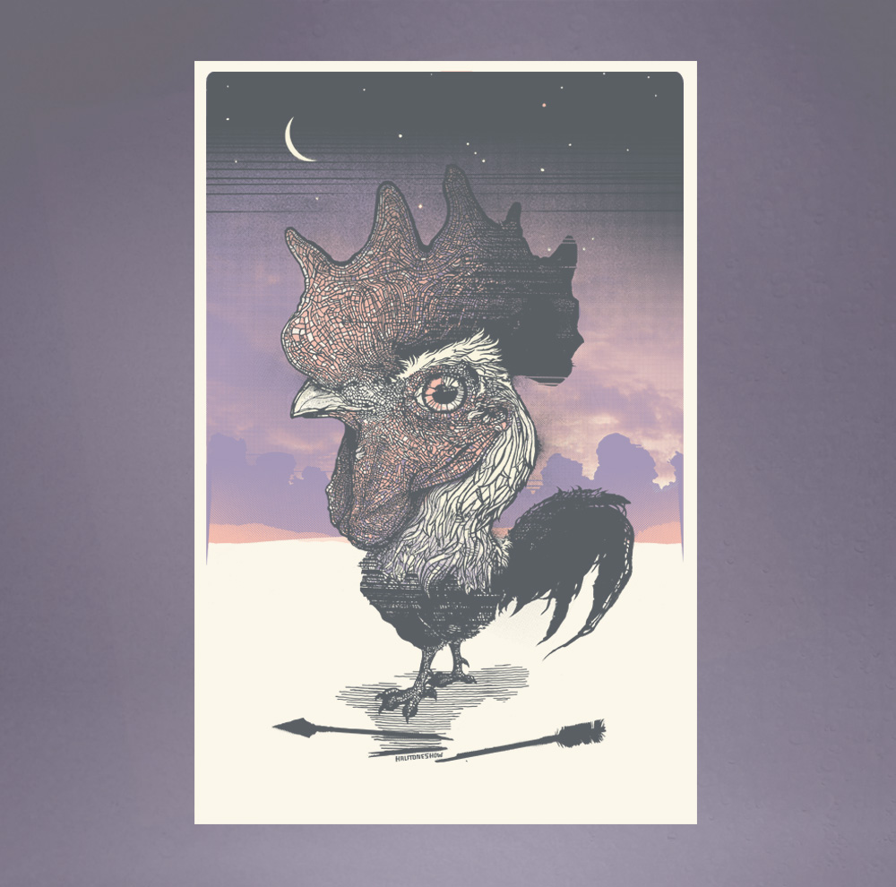 Main Image of Rooster Art Print