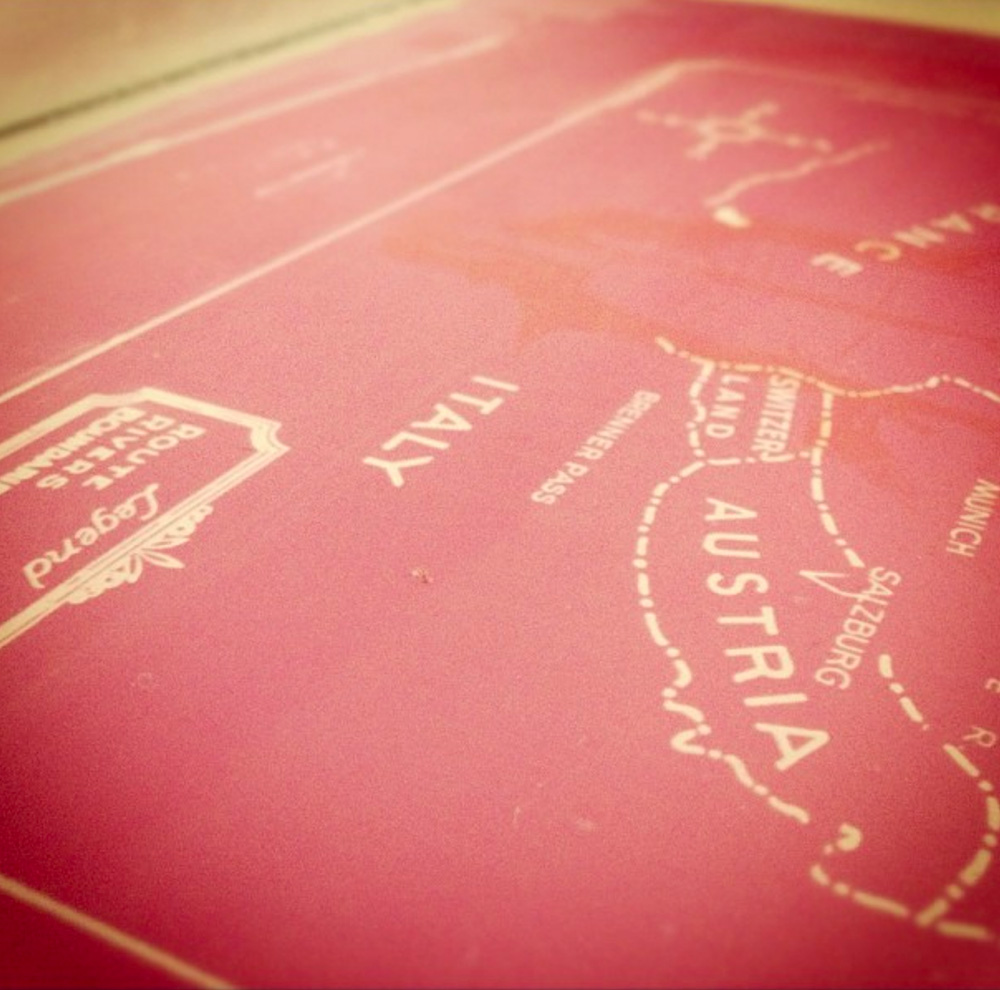 Screen Stencil for Grandad's Route Art Print